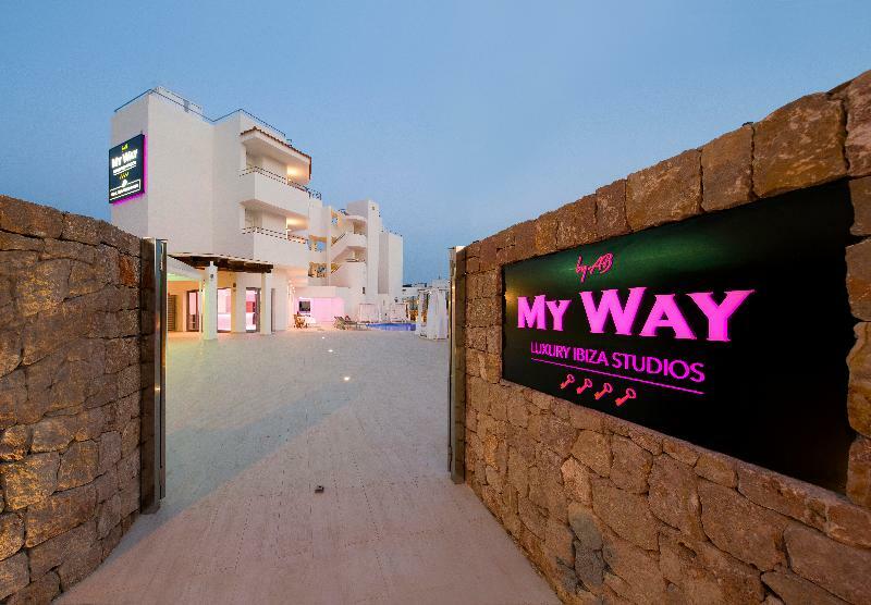 ホテル My Way Luxury Ibiza プラヤ・デン・ボッサ エクステリア 写真